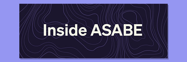 Inside ASABE Banner Inside ASABE Banner